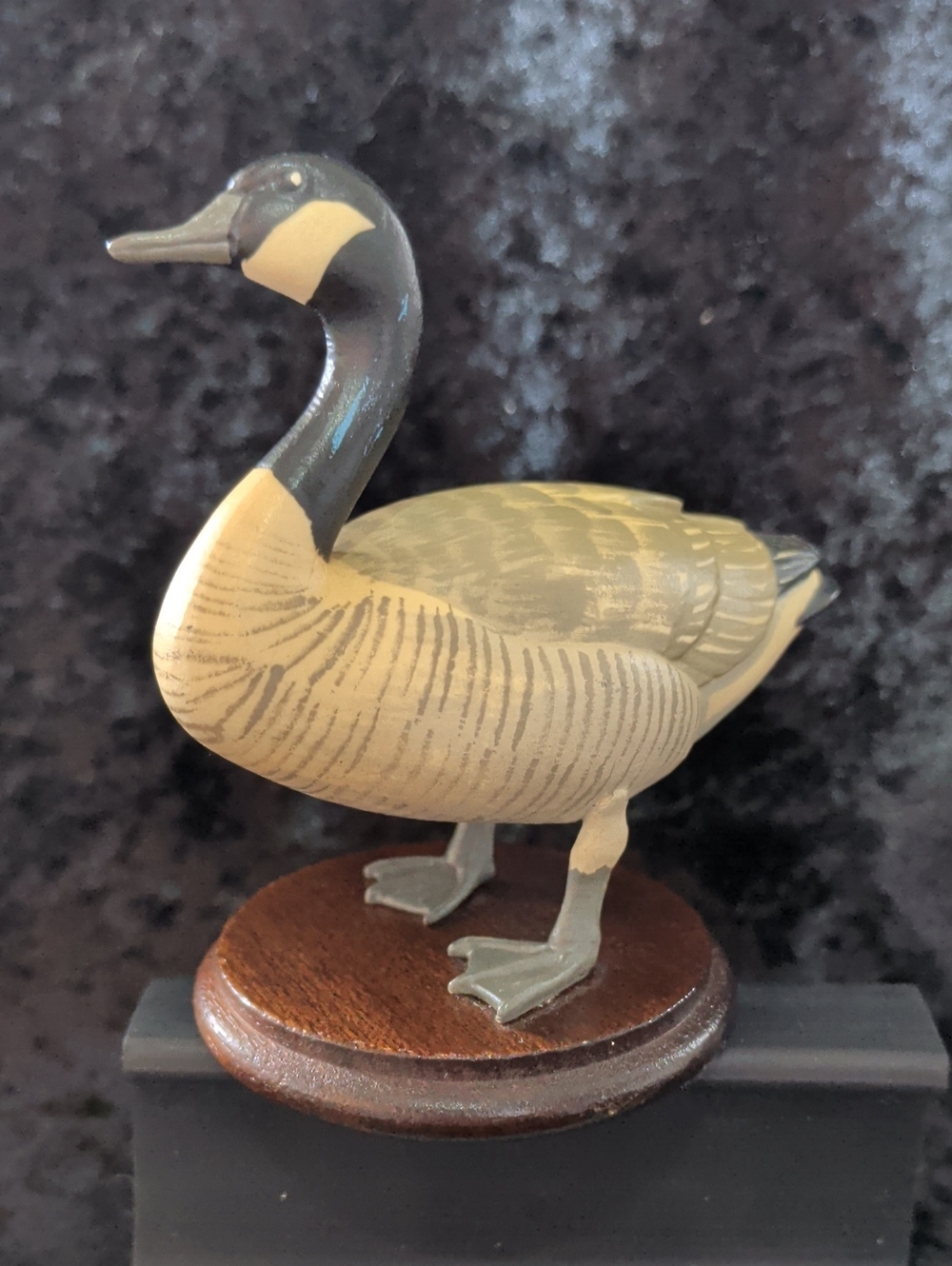 Vintage ANRI Wildlife Collection Canada Goose Miniature Figurine Hand Painted